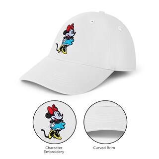 Foto 2 | Foto 2 | Gorra De Béisbol Disney Minnie Mouse Blanca Para Adultos - Venta Internacional.
