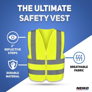 Foto 2 | Foto 2 | Chaleco De Seguridad Neiko High Visibility Class 2 Neon Yellow 4xl - Venta Internacional.