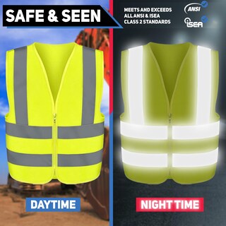 Foto 3 | Foto 3 | Chaleco De Seguridad Neiko High Visibility Class 2 Neon Yellow 4xl - Venta Internacional.