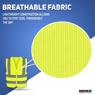 Foto 4 | Foto 4 | Chaleco De Seguridad Neiko High Visibility Class 2 Neon Yellow 4xl - Venta Internacional.