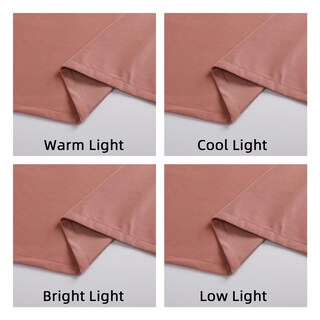 Foto 6 | Foto 6 | Cortinas Joydeco De Terciopelo Rosa 274 Cm De Longitud 2 Paneles Opacas - Venta Internacional.