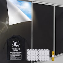 Blackout Shades Joydeco Portátil 100% Opaca 156 X 57 Cm - Venta Internacional.