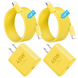 Foto 1 | Foto 1 | Cargador De Teléfono Ubearkk 45 W Usb-c Pd Fast Cable De 3 M Paquete De 2 - Venta Internacional.