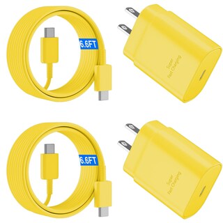 Foto 1 | Foto 1 | Cargador Rápido Usb C Ubearkk 25w Para Samsung Galaxy S24 Amarillo - Venta Internacional.