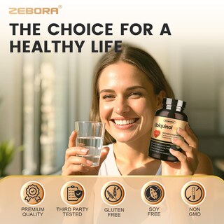 Foto 7 | Foto 7 | Suplemento De Cápsulas Blandas De Ubiquinol Coq10 De 400 Mg De Zebora Con Vitamina C - Venta Internacional.