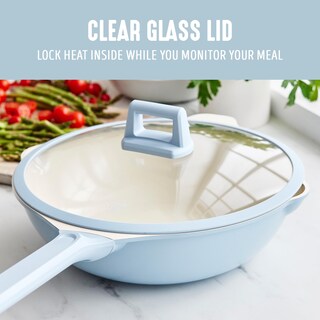 Foto 3 | Foto 3 | Sartén Wok Greenlife Antiadherente De 30 Cm (5 L) Con Tapa Blue Haze - Venta Internacional.