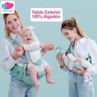 Foto 8 | Foto 8 | Canguro Porta Bebé Ergonómico Respirable 4 En 1 Algodón Puro Con Malla Recién Nacido A 20 Kg