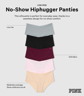 Foto 4 | Foto 4 | Ropa Interior Victoria's Secret No Show Hipster Para Mujer Paquete De 5 - Venta Internacional.