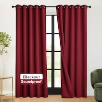 Cortina Ryb Home 3 En 1 Insonorizada Opaca Térmica 160 X 240 Cm - Venta Internacional.