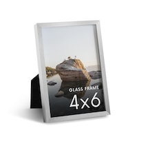 Marco De Fotos Haus And Hues De 10 X 15 Cm De Aluminio Con Cristal Auténtico - Venta Internacional.