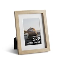 Marco De Fotos Haus And Hues Roble 6 X 8 Cm Con Cristal Auténtico - Venta Internacional.