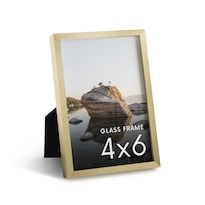 Marco De Fotos Haus And Hues De 10 X 15 Cm De Aluminio Con Cristal Auténtico - Venta Internacional.