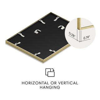 Foto 2 | Foto 2 | Marco De Fotos Haus And Hues De 20 X 20 Cm Con Cristal Auténtico Y Aluminio Dorado - Venta Internacional.