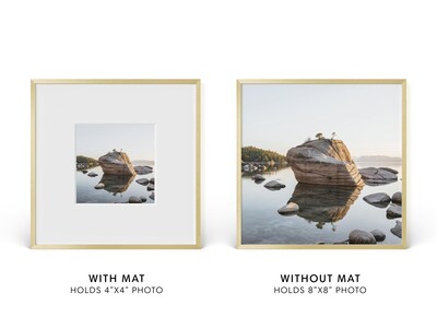 Foto 4 | Foto 4 | Marco De Fotos Haus And Hues De 20 X 20 Cm Con Cristal Auténtico Y Aluminio Dorado - Venta Internacional.