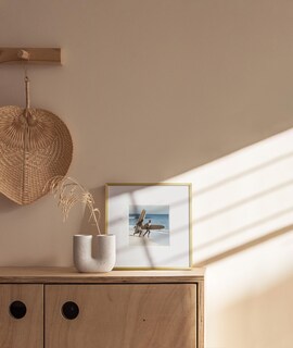 Foto 5 | Foto 5 | Marco De Fotos Haus And Hues De 20 X 20 Cm Con Cristal Auténtico Y Aluminio Dorado - Venta Internacional.