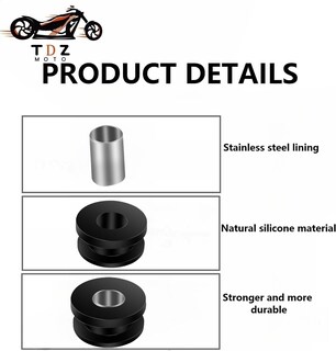 Foto 3 | Foto 3 | 10 Arandelas De Goma M8 Con Revestimiento De Acero Y Arandela Amortiguadora - Venta Internacional.