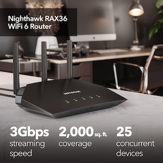 Foto 2 | Foto 2 | Router Wifi 6 Netgear Nighthawk Rax36 Ax3000 De 3 Gbps - Venta Internacional.