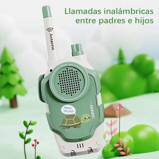 Foto 2 | Foto 2 | Juguete Lab.g Walkie Talkie Infantil 2pcs Rosa Verde