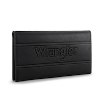 Cartera Montana West X Wrangler Negra Rfid De Piel Vegana - Venta Internacional.
