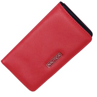 Foto 1 | Foto 1 | Cartera Nautica Seaside Slim De Piel Vegana Roja Con Bloqueo Rfid - Venta Internacional.