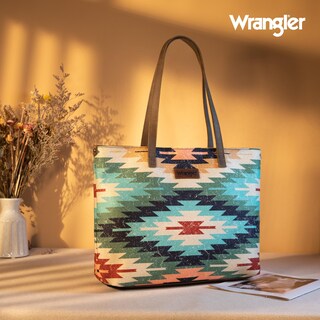 Foto 4 | Foto 4 | Monedero Wrangler Aztec De Lona Con Correa De Piel Wg53-8112lgn - Venta Internacional.