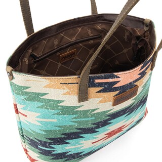 Foto 5 | Foto 5 | Monedero Wrangler Aztec De Lona Con Correa De Piel Wg53-8112lgn - Venta Internacional.