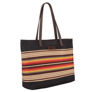 Foto 6 | Foto 6 | Bolso Montana West Wrangler Aztec De Lona Con Correa De Piel - Venta Internacional.