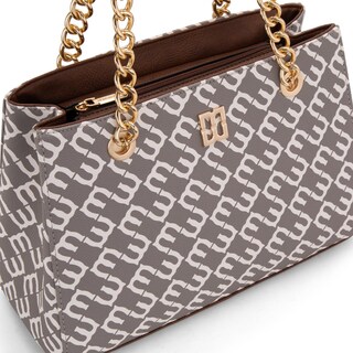 Foto 4 | Foto 4 | Bolso Montana West Con Cadena Acolchada Para Mujer Color Canela Mwc-0401tn - Venta Internacional.