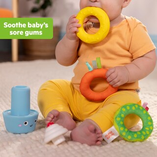 Foto 5 | Foto 5 | Juguete Apilable Bright Starts Treat Tower Con Mordedor De Más De 6 M - Venta Internacional.