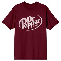 Camiseta Dr Pepper Est.1885 Logo Para Hombre Maroon 3xl - Venta Internacional.