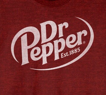 Foto 2 | Foto 2 | Camiseta Dr. Pepper Est.1885 Logo Para Hombre Color Granate Talla L - Venta Internacional.