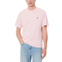 Camiseta Lacoste De Algodón De Corte Clásico Para Hombre Color Rosa Claro - Venta Internacional.