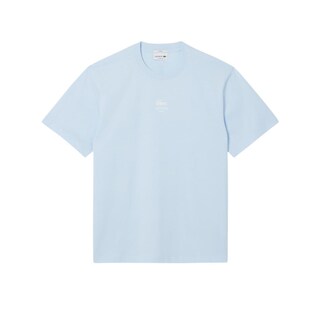 Foto 3 | Foto 3 | Camiseta Lacoste Signature Print Para Hombre Azul Claro Talla L - Venta Internacional.