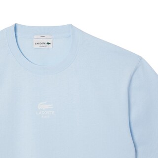 Foto 5 | Foto 5 | Camiseta Lacoste Signature Print Para Hombre Azul Claro Talla L - Venta Internacional.