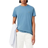 Camiseta Lacoste Para Hombre Cuello Redondo Manga Corta Corte Regular - Venta Internacional.