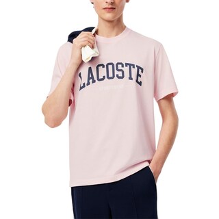 Foto 1 | Foto 1 | Camiseta Lacoste Classic Fit Algodón Jersey Logo Para Hombre Rosa - Venta Internacional.