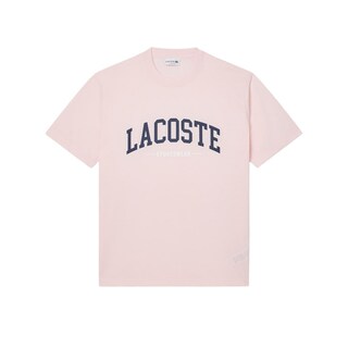 Foto 3 | Foto 3 | Camiseta Lacoste Classic Fit Algodón Jersey Logo Para Hombre Rosa - Venta Internacional.