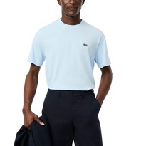 Camiseta Lacoste De Algodón De Corte Clásico Para Hombre Color Azul Claro - Venta Internacional.