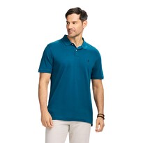 Polo Izod De Manga Corta Interlock Para Hombre Legion Blue - Venta Internacional.