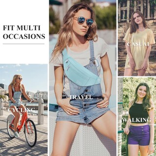 Foto 7 | Foto 7 | Bandolera Grande Fanny Pack Maxtop Con 4 Bolsillos Con Cremallera - Venta Internacional.