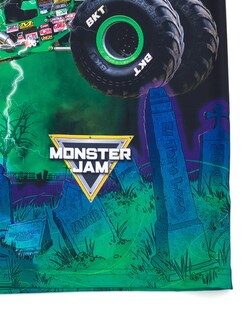 Foto 5 | Foto 5 | Camiseta Monster Jam Grave Digger Púrpura/verde Para Hombre - Venta Internacional.
