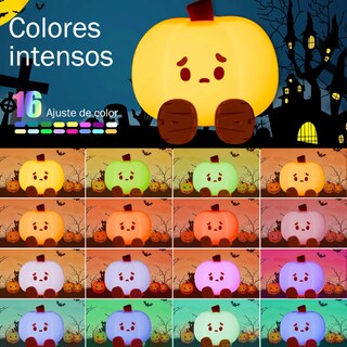Foto 3 | Foto 3 | Lámpara Led De De Calabaza Modelo Amarillo
