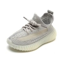 Tenis Deportivos Infantiles Denali Sidney Gris Lona Unisex Suela Antiderrapante