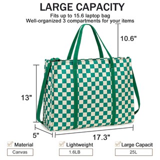 Foto 2 | Foto 2 | Bolsa Btoop Para Portátil De Lona Para Mujer 15 6 Pulgadas Color Verde - Venta Internacional.