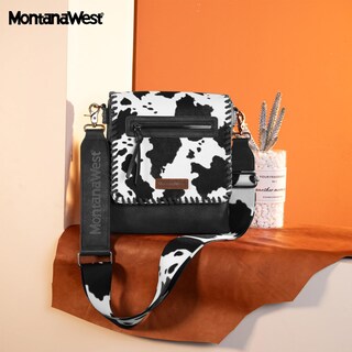 Foto 2 | Foto 2 | Bandolera Montana West Con Estampado De Vaca Para Mujer Mwc-183cow-bk - Venta Internacional.