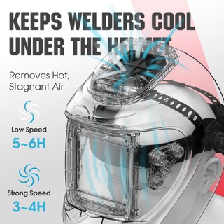 Foto 2 | Foto 2 | Casco De Soldadura Yeswelder De Oscurecimiento Automático Con Ventilador Recargable - Venta Internacional.