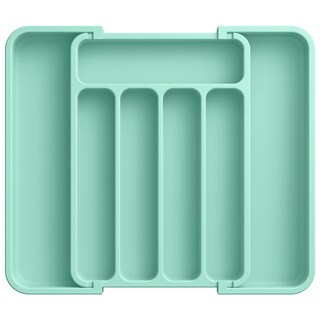 Foto 1 | Foto 1 | Cajón De Cocina Ampliable Aujen Organizador De Cubiertos Color Verde - Venta Internacional.