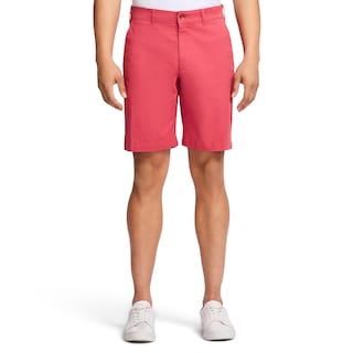 Foto 1 | Foto 1 | Pantalón Corto Chino Izod Para Hombre 9.5 Con Frente Plano Color Rojo Salado - Venta Internacional.