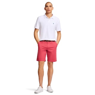 Foto 4 | Foto 4 | Pantalón Corto Chino Izod Para Hombre 9.5 Con Frente Plano Color Rojo Salado - Venta Internacional.