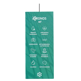 Foto 7 | Foto 7 | Smartwatch STF Kronos Trek Square Pantalla Verde